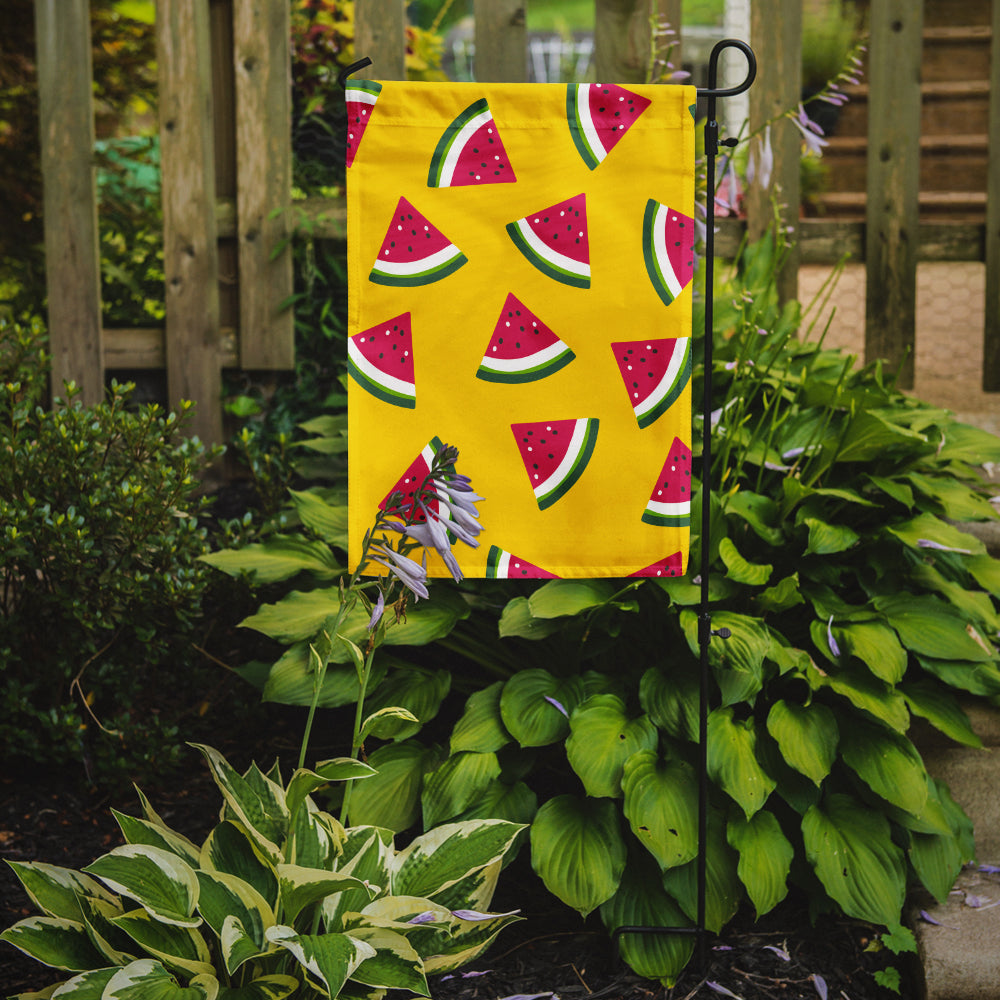 Watermelon on Yellow Garden Flag Mailbox Decorative Yard Banner Outside Patio Artwork for Flower Beds, Garden Size, Multicolor