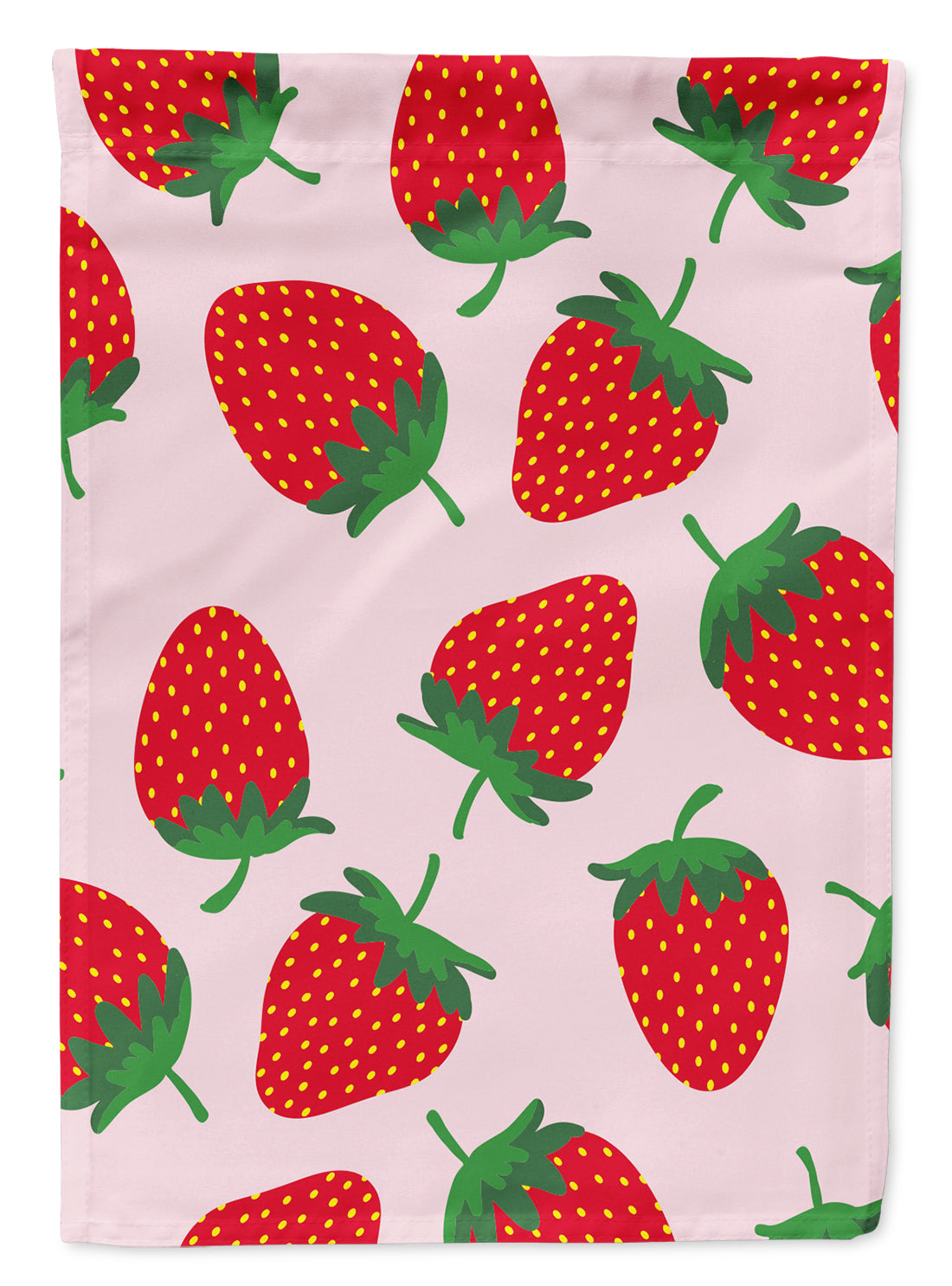 Strawberries on Pink Garden Flag Mailbox Decorative Yard Banner Outside Patio Artwork for Flower Beds, Garden Size, Multicolor