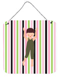 Dancer Arms Up Bikatard Wall or Door Hanging Prints Aluminum Metal Sign Kitchen Wall Bar Bathroom Plaque Home Decor, 6x6, Multicolor