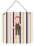 Dancer Bikatard Flexed Hands Wall or Door Hanging Prints Aluminum Metal Sign Kitchen Wall Bar Bathroom Plaque Home Decor, 6x6, Multicolor