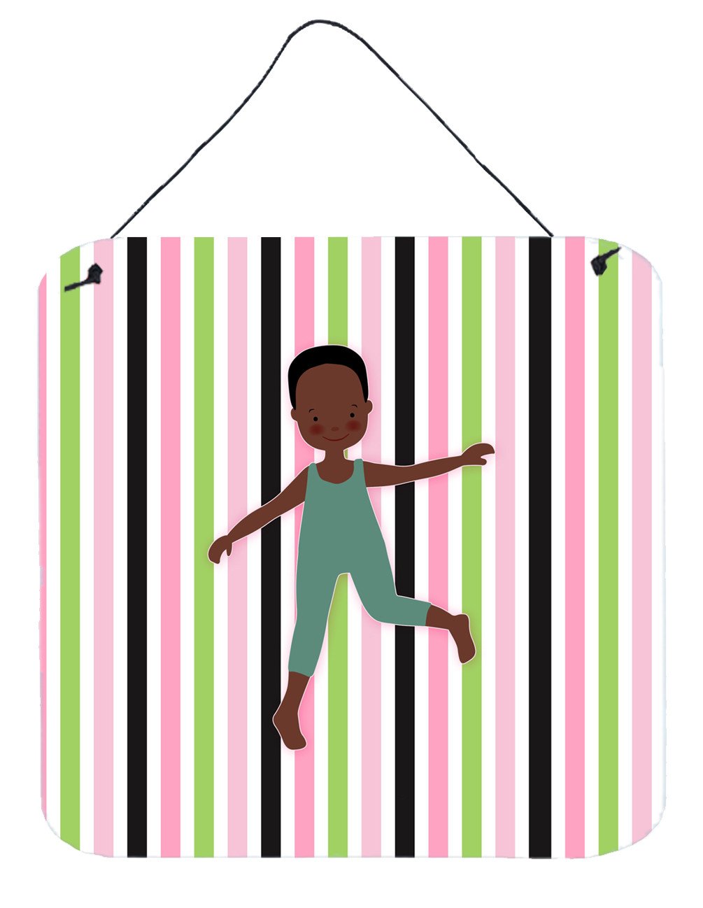 Dancer Bikatard African American Wall or Door Hanging Prints Aluminum Metal Sign Kitchen Wall Bar Bathroom Plaque Home Decor, 6x6, Multicolor