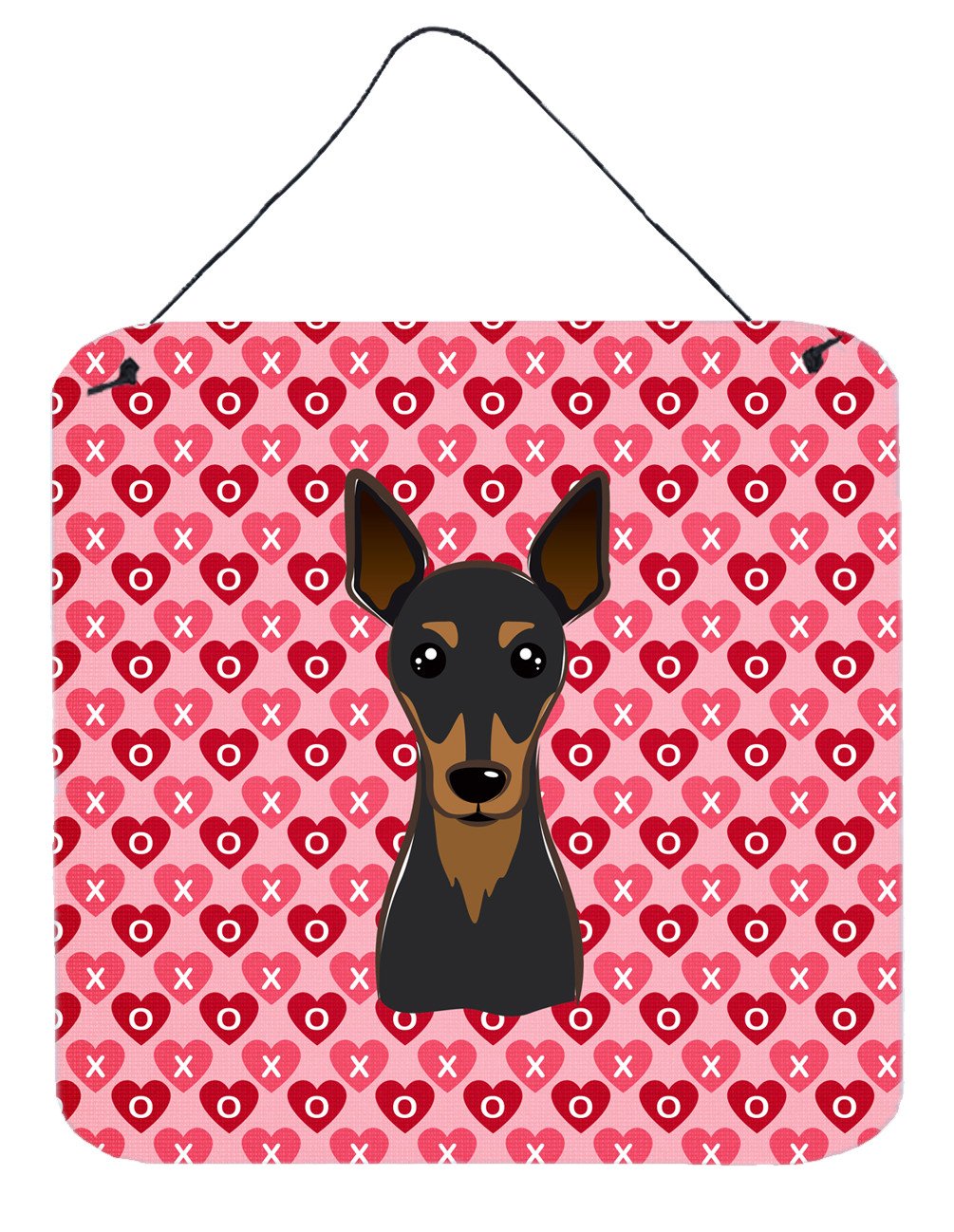 Min Pin Hearts Wall or Door Hanging Prints BB5310DS66