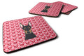 Doberman Pinscher Hearts Foam Coaster  BB5315FC