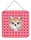 Chihuahua Wall or Door Hanging Prints Aluminum Metal Sign Kitchen Wall Bar Bathroom Plaque Home Decor, 6x6, Multicolor