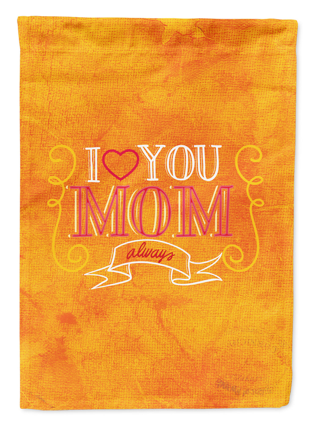I Love you Mom Garden Flag Mailbox Decorative Yard Banner Outside Patio Artwork for Flower Beds, Garden Size, Multicolor
