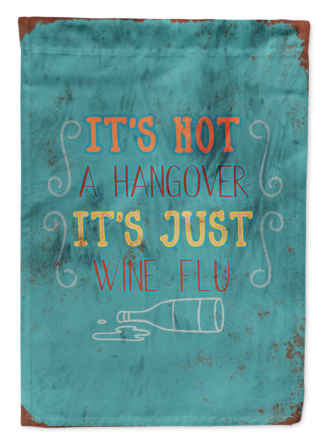 Wine Flu Garden Flag Mailbox Decorative Yard Banner Outside Patio Artwork for Flower Beds, Garden Size, Multicolor