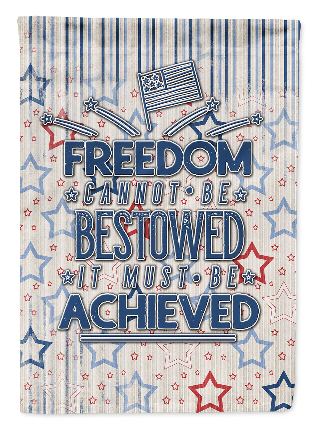 Freedom Must be Achieved Garden Flag Mailbox Decorative Yard Banner Outside Patio Artwork for Flower Beds, Garden Size, Multicolor