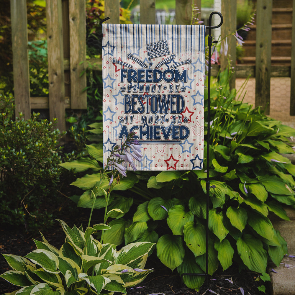 Freedom Must be Achieved Garden Flag Mailbox Decorative Yard Banner Outside Patio Artwork for Flower Beds, Garden Size, Multicolor