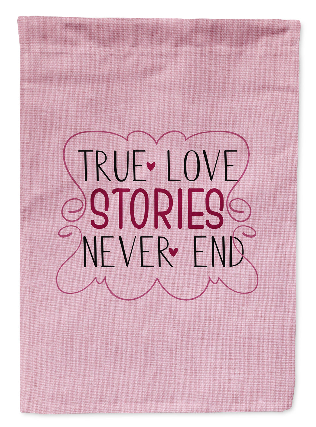 True Love Stories Never End Garden Flag Mailbox Decorative Yard Banner Outside Patio Artwork for Flower Beds, Garden Size, Multicolor