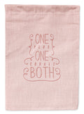 One Plus One Equals Both Garden Flag Mailbox Decorative Yard Banner Outside Patio Artwork for Flower Beds, Garden Size, Multicolor