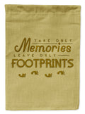 Take Memories Leave Footprints Garden Flag Mailbox Decorative Yard Banner Outside Patio Artwork for Flower Beds, Garden Size, Multicolor