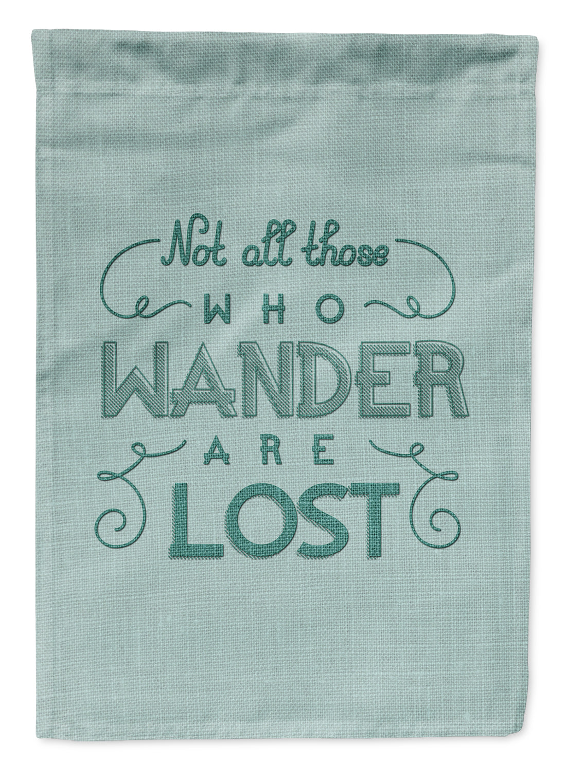 Not All Who Wander are Lost Garden Flag Mailbox Decorative Yard Banner Outside Patio Artwork for Flower Beds, Garden Size, Multicolor