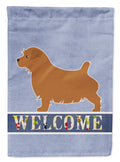 Norfolk Terrier Welcome Garden Flag Mailbox Decorative Yard Banner Outside Patio Artwork for Flower Beds, Garden Size, Multicolor