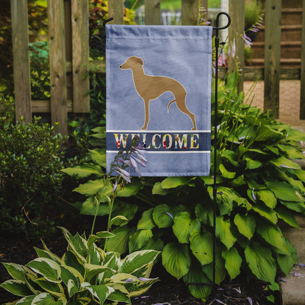 Italian Greyhound Welcome Garden Flag Mailbox Decorative Yard Banner Outside Patio Artwork for Flower Beds, Garden Size, Multicolor