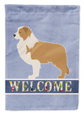 Red Border Collie Welcome Garden Flag Mailbox Decorative Yard Banner Outside Patio Artwork for Flower Beds, Garden Size, Multicolor