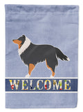 Sheltie/Shetland Sheepdog Welcome Garden Flag Mailbox Decorative Yard Banner Outside Patio Artwork for Flower Beds, Garden Size, Multicolor