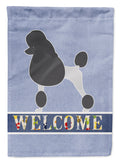 Poodle Welcome Garden Flag Mailbox Decorative Yard Banner Outside Patio Artwork for Flower Beds, Garden Size, Multicolor