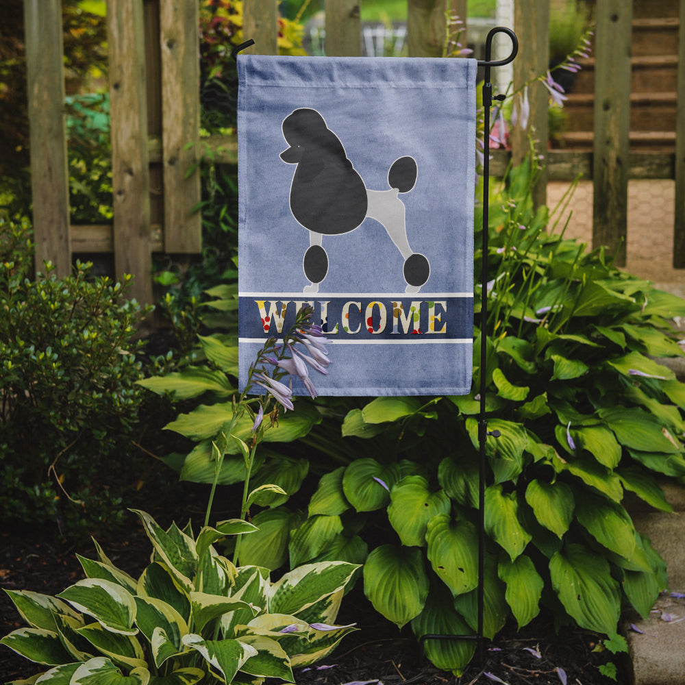 Poodle Welcome Garden Flag Mailbox Decorative Yard Banner Outside Patio Artwork for Flower Beds, Garden Size, Multicolor