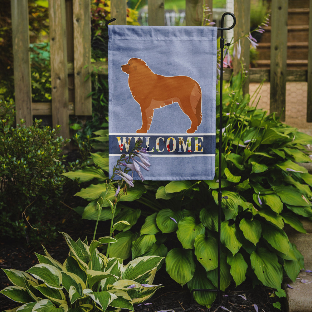 Leonberger Welcome Garden Flag Mailbox Decorative Yard Banner Outside Patio Artwork for Flower Beds, Garden Size, Multicolor