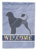 Portuguese Water Dog Welcome Garden Flag Mailbox Decorative Yard Banner Outside Patio Artwork for Flower Beds, Garden Size, Multicolor