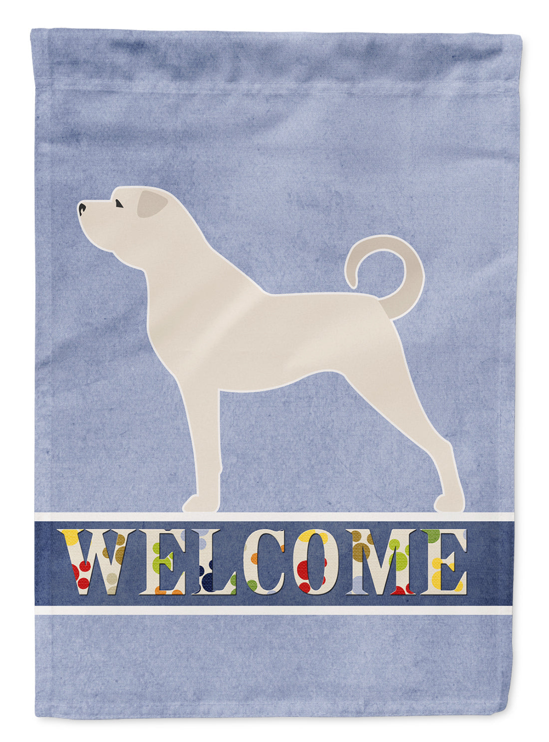 Anatolian Shepherd Welcome Garden Flag Mailbox Decorative Yard Banner Outside Patio Artwork for Flower Beds, Garden Size, Multicolor