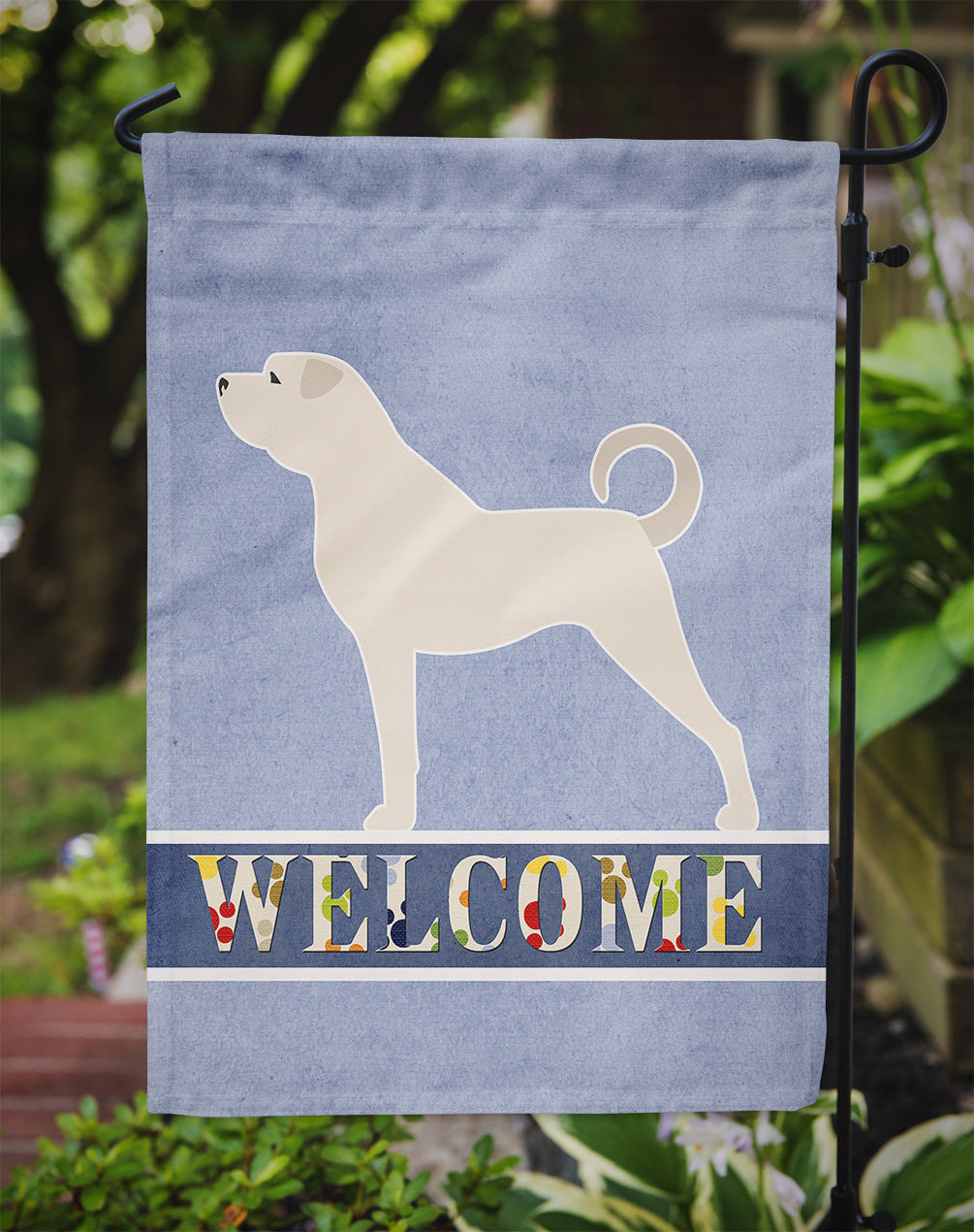 Anatolian Shepherd Welcome Garden Flag Mailbox Decorative Yard Banner Outside Patio Artwork for Flower Beds, Garden Size, Multicolor
