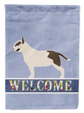 Bull Terrier Welcome Garden Flag Mailbox Decorative Yard Banner Outside Patio Artwork for Flower Beds, Garden Size, Multicolor
