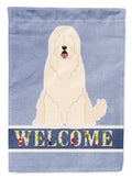 South Russian Sheepdog Welcome Garden Flag Mailbox Decorative Yard Banner Outside Patio Artwork for Flower Beds, Garden Size, Multicolor