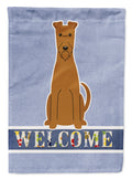 Irish Terrier Welcome Garden Flag Mailbox Decorative Yard Banner Outside Patio Artwork for Flower Beds, Garden Size, Multicolor
