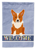 Corgi Welcome Garden Flag Mailbox Decorative Yard Banner Outside Patio Artwork for Flower Beds, Garden Size, Multicolor