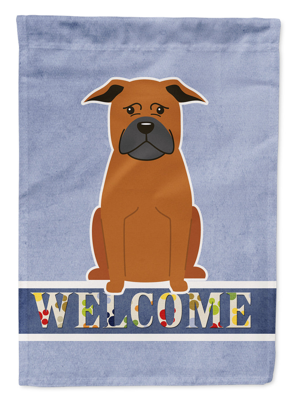 Chinese Chongqing Dog Welcome Garden Flag Mailbox Decorative Yard Banner Outside Patio Artwork for Flower Beds, Garden Size, Multicolor