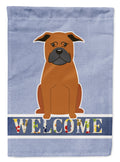 Chinese Chongqing Dog Welcome Garden Flag Mailbox Decorative Yard Banner Outside Patio Artwork for Flower Beds, Garden Size, Multicolor