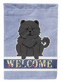 Chow Chow Black Welcome Garden Flag Mailbox Decorative Yard Banner Outside Patio Artwork for Flower Beds, Garden Size, Multicolor
