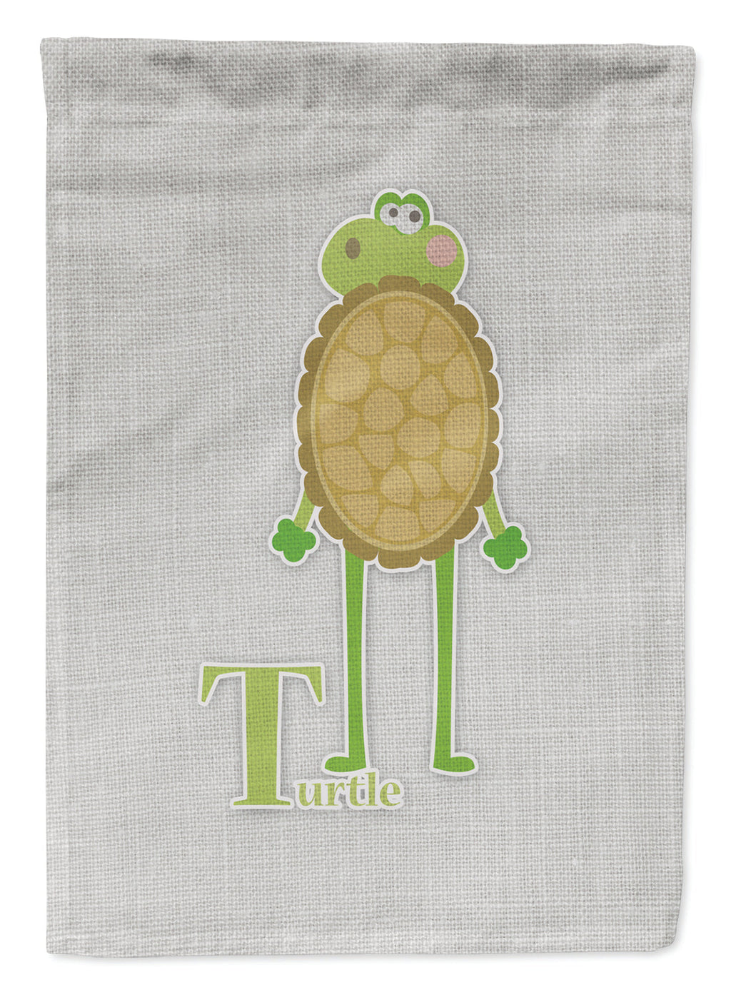 Alphabet T for Turtle Garden Flag Mailbox Decorative Yard Banner Outside Patio Artwork for Flower Beds, Garden Size, Multicolor