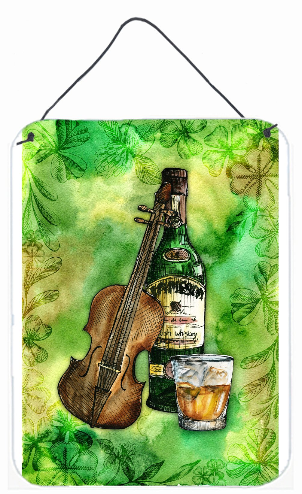 Irish Whiskey and Music Wall or Door Hanging Prints BB5766DS1216