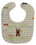 Too Cute German Shepherd Baby Bib BB5780BIB