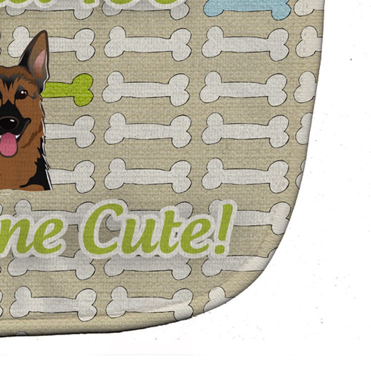 Too Cute German Shepherd Baby Bib BB5780BIB