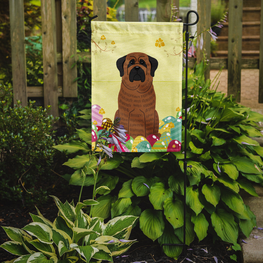 Easter Eggs Mastiff Brindle Garden Flag Mailbox Decorative Yard Banner Outside Patio Artwork for Flower Beds, Garden Size, Multicolor
