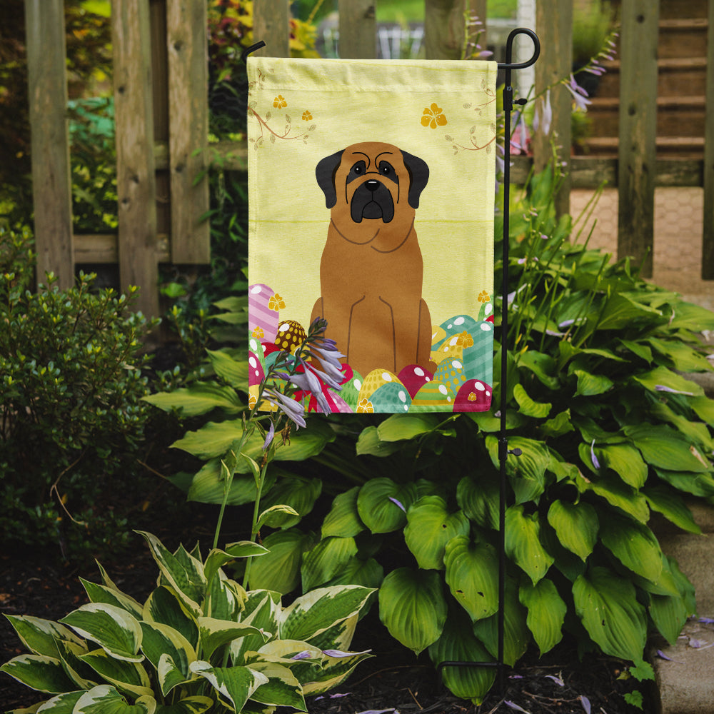 Easter Eggs Mastiff Garden Flag Mailbox Decorative Yard Banner Outside Patio Artwork for Flower Beds, Garden Size, Multicolor