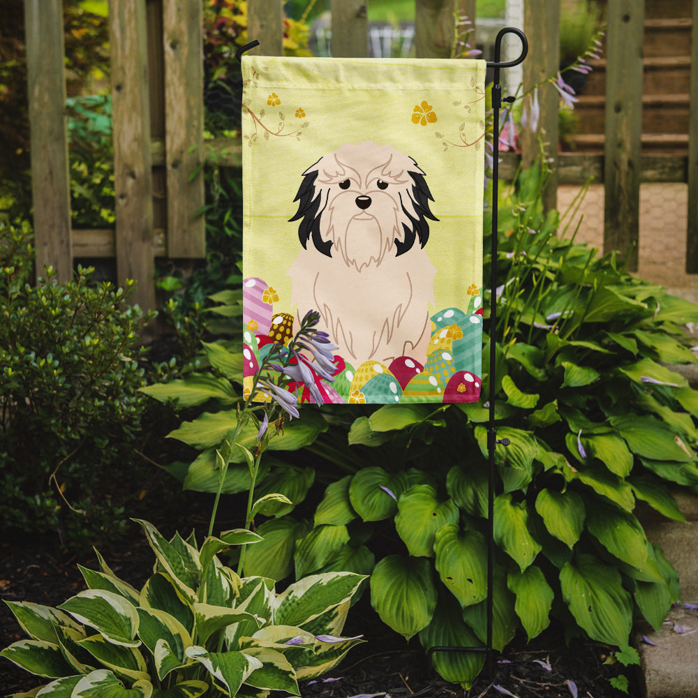 Easter Eggs Lowchen Garden Flag Mailbox Decorative Yard Banner Outside Patio Artwork for Flower Beds, Garden Size, Multicolor