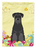 Easter Eggs Standard Schnauzer Black Garden Flag Mailbox Decorative Yard Banner Outside Patio Artwork for Flower Beds, Garden Size, Multicolor
