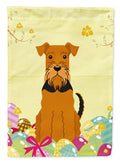 Easter Eggs Airedale Garden Flag Mailbox Decorative Yard Banner Outside Patio Artwork for Flower Beds, Garden Size, Multicolor