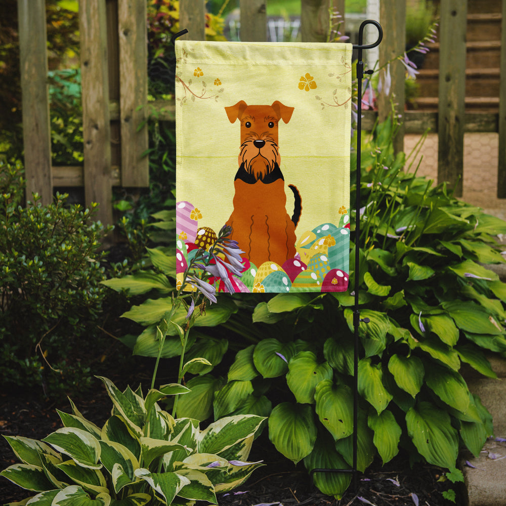 Easter Eggs Airedale Garden Flag Mailbox Decorative Yard Banner Outside Patio Artwork for Flower Beds, Garden Size, Multicolor