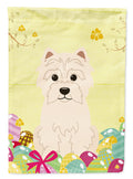 Easter Eggs Westie Garden Flag Mailbox Decorative Yard Banner Outside Patio Artwork for Flower Beds, Garden Size, Multicolor