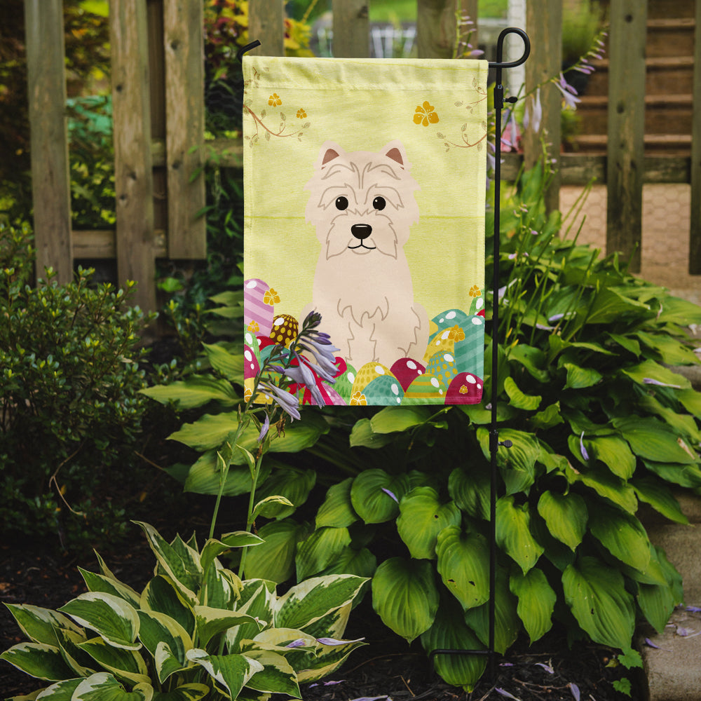 Easter Eggs Westie Garden Flag Mailbox Decorative Yard Banner Outside Patio Artwork for Flower Beds, Garden Size, Multicolor