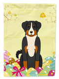Easter Eggs Appenzeller Sennenhund Garden Flag Mailbox Decorative Yard Banner Outside Patio Artwork for Flower Beds, Garden Size, Multicolor