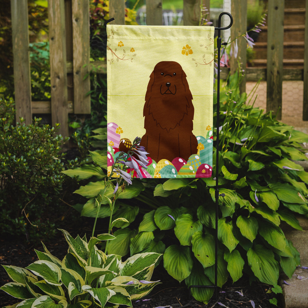 Easter Eggs Caucasian Shepherd Dog Garden Flag Mailbox Decorative Yard Banner Outside Patio Artwork for Flower Beds, Garden Size, Multicolor