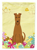 Easter Eggs Irish Terrier Garden Flag Mailbox Decorative Yard Banner Outside Patio Artwork for Flower Beds, Garden Size, Multicolor