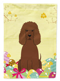 Easter Eggs Irish Water Spaniel Garden Flag Mailbox Decorative Yard Banner Outside Patio Artwork for Flower Beds, Garden Size, Multicolor