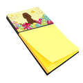 Easter Eggs Irish Water Spaniel Watercolor Sticky Note Holder Refillable Dispenser Desk Accessory 3x3 Pad Gift